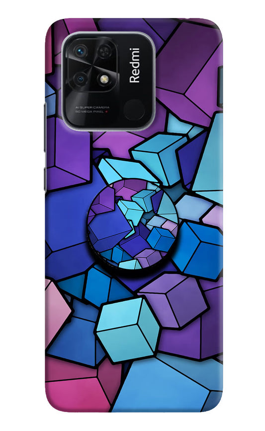 Cubic Abstract Redmi 10/10 Power Pop Case by Casekaro