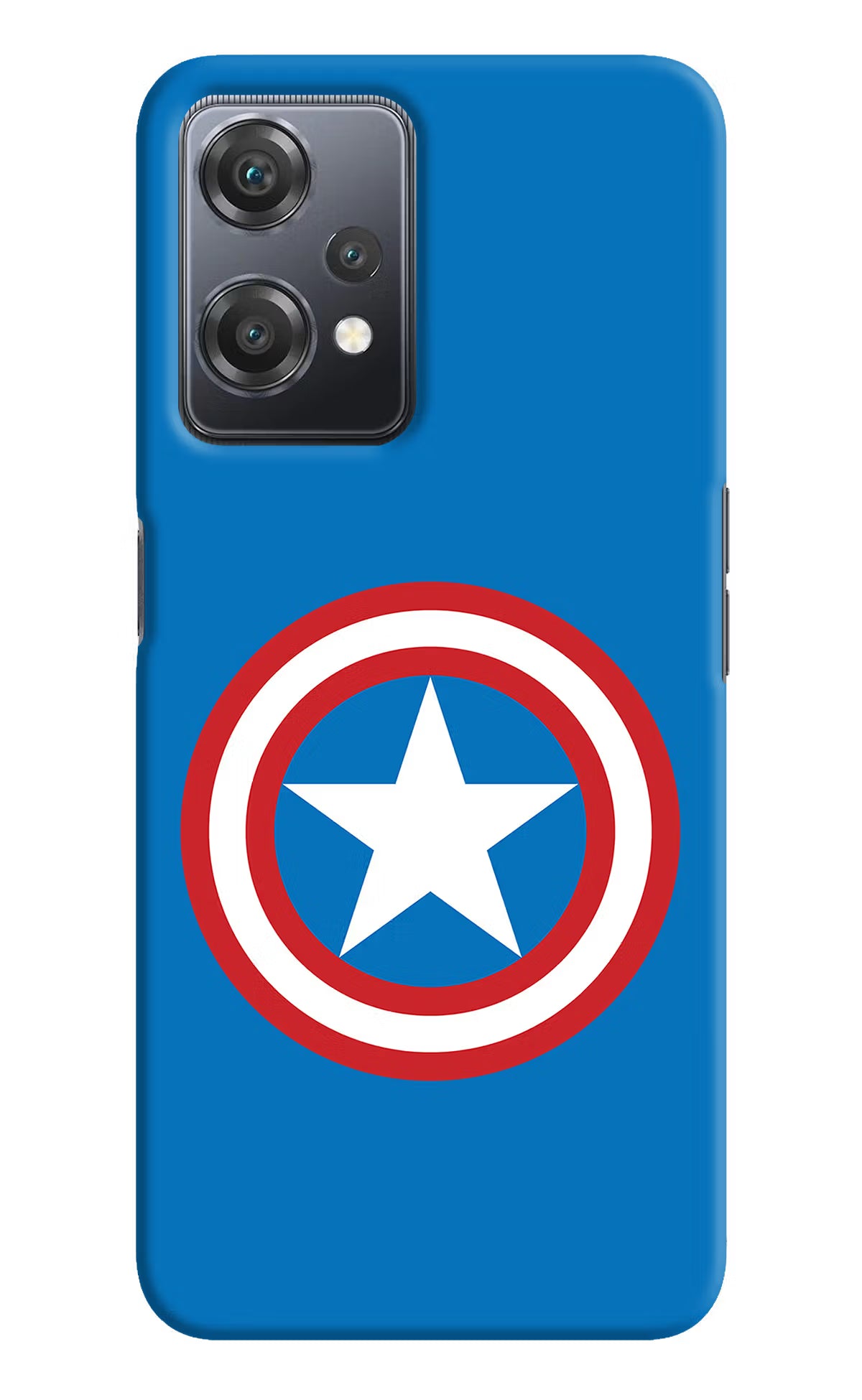 Captain America Logo OnePlus Nord CE 2 Lite 5G Hard Case Back Cover by Casekaro