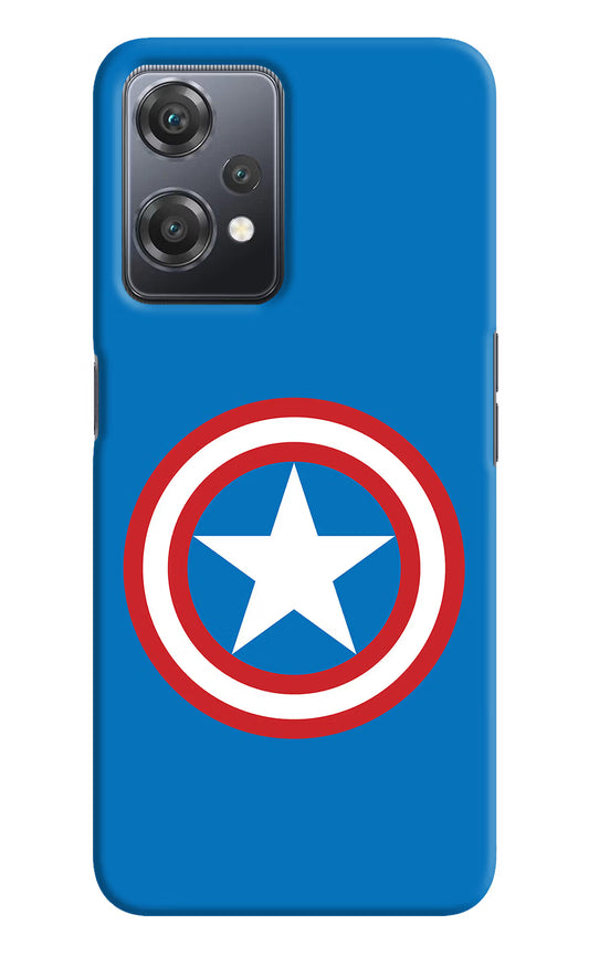 Captain America Logo OnePlus Nord CE 2 Lite 5G Hard Case Back Cover by Casekaro