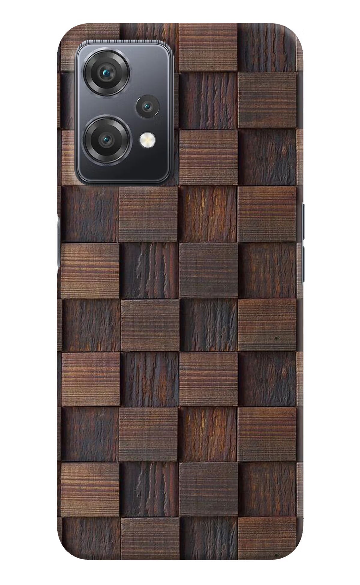 Wooden Cube Design OnePlus Nord CE 2 Lite 5G Hard Case Back Cover by Casekaro