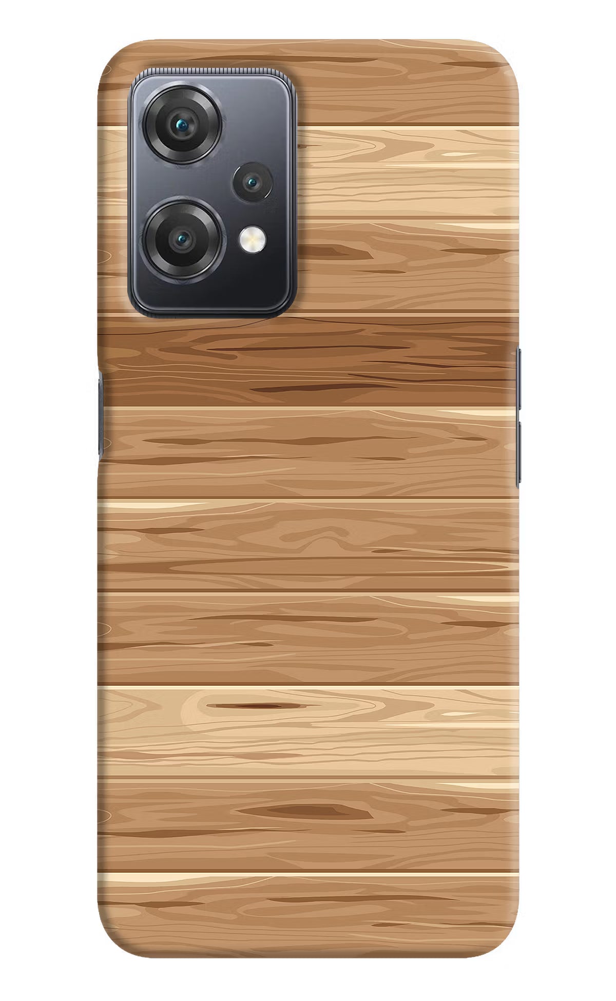 Wooden Vector OnePlus Nord CE 2 Lite 5G Hard Case Back Cover by Casekaro