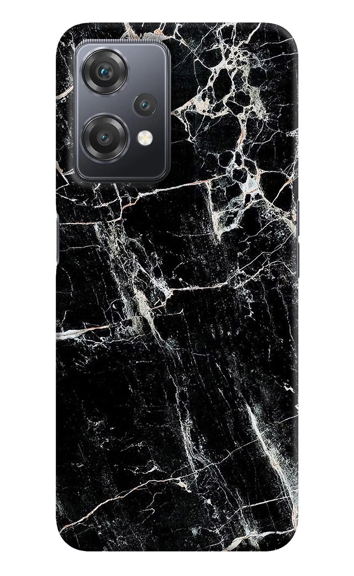 Black Marble Texture OnePlus Nord CE 2 Lite 5G Hard Case Back Cover by Casekaro