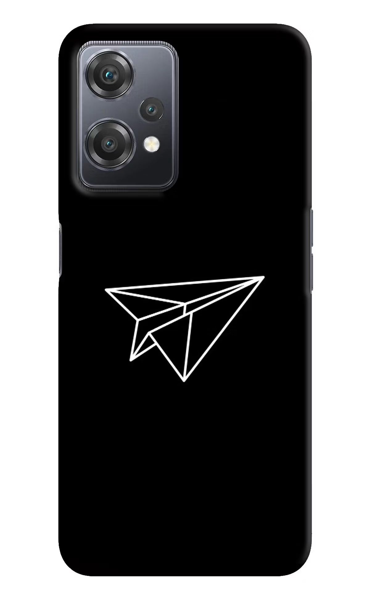 Paper Plane White OnePlus Nord CE 2 Lite 5G Hard Case Back Cover by Casekaro