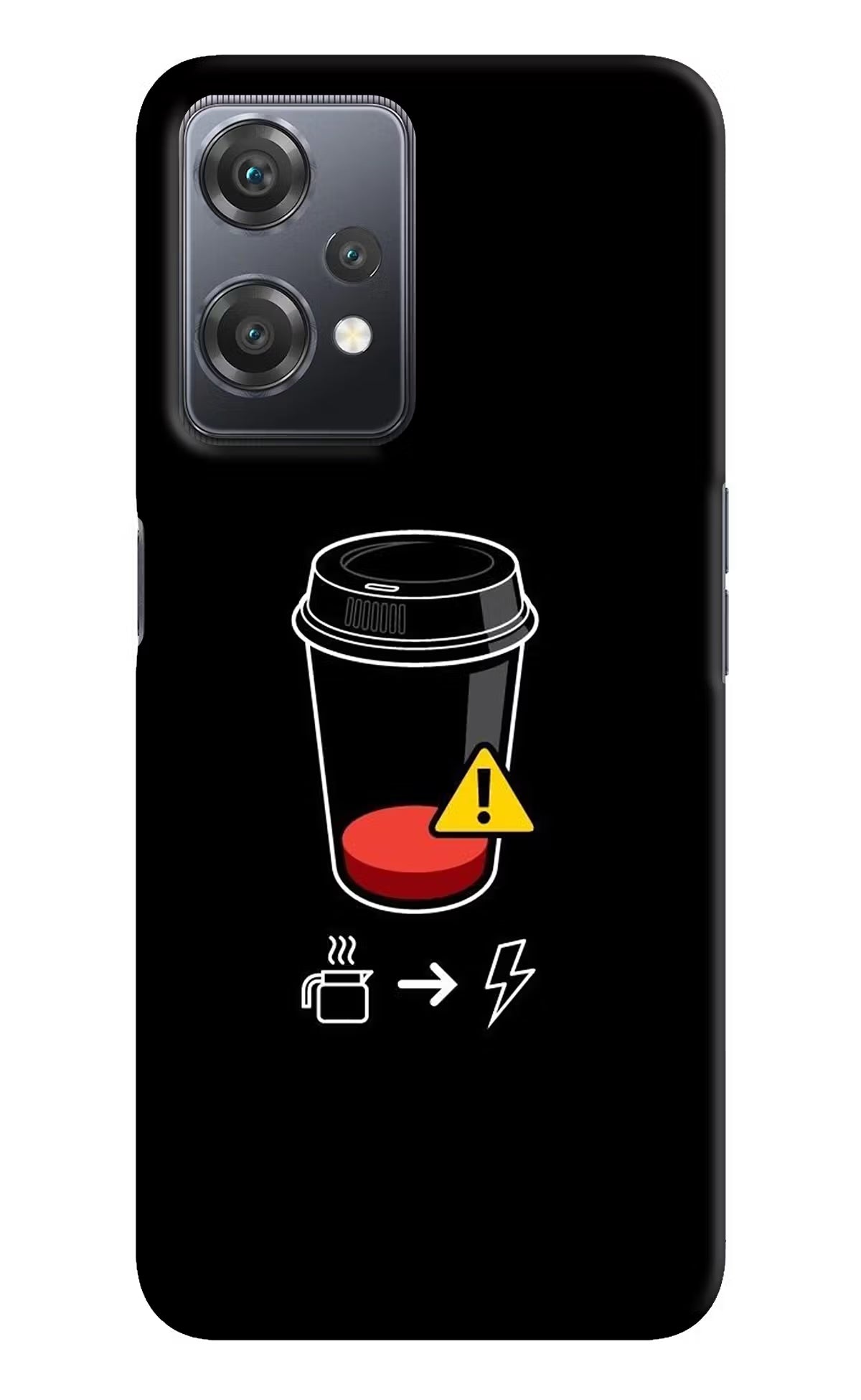 Coffee OnePlus Nord CE 2 Lite 5G Hard Case Back Cover by Casekaro