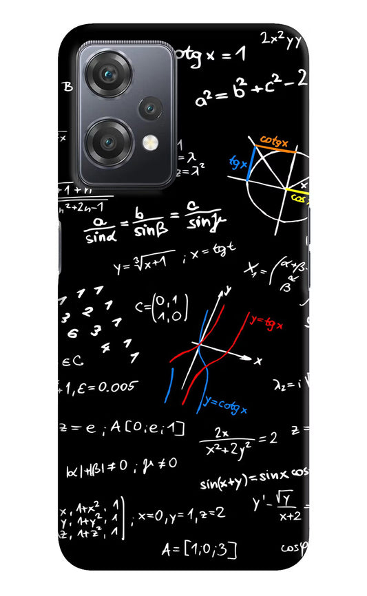Mathematics Formula OnePlus Nord CE 2 Lite 5G Hard Case Back Cover by Casekaro