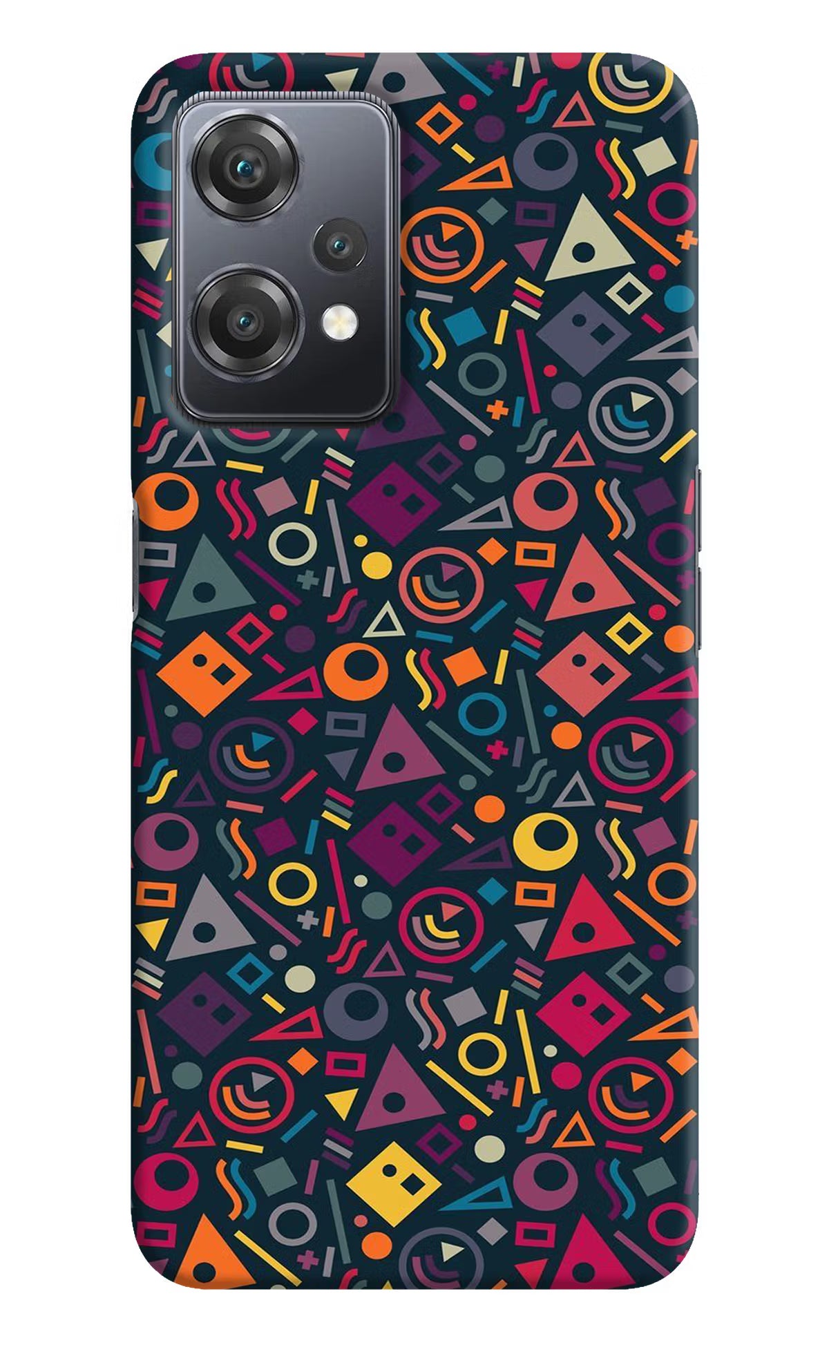 Geometric Abstract OnePlus Nord CE 2 Lite 5G Hard Case Back Cover by Casekaro