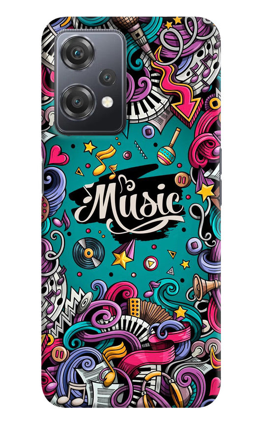 Music Graffiti OnePlus Nord CE 2 Lite 5G Hard Case Back Cover by Casekaro