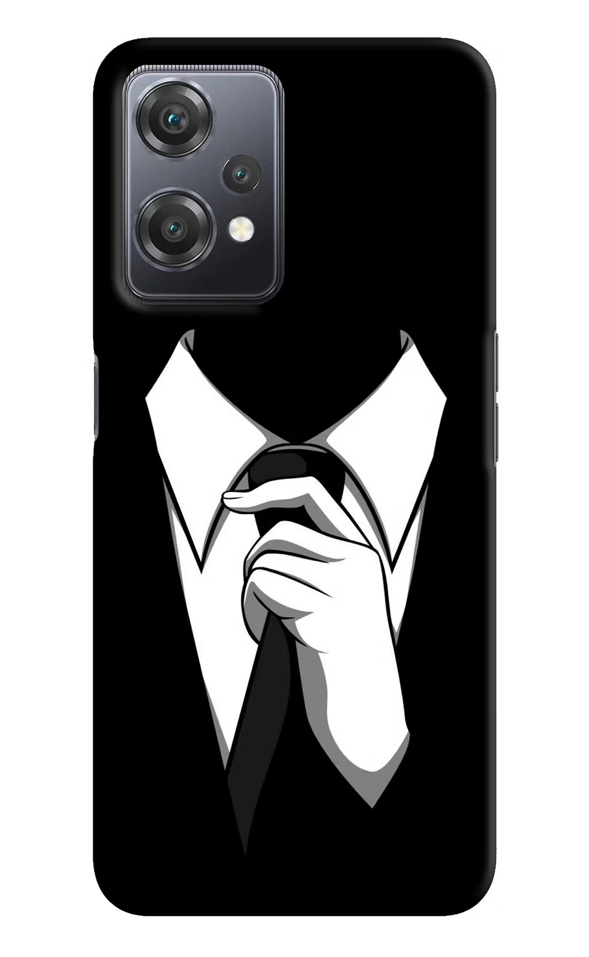 Black Tie OnePlus Nord CE 2 Lite 5G Hard Case Back Cover by Casekaro