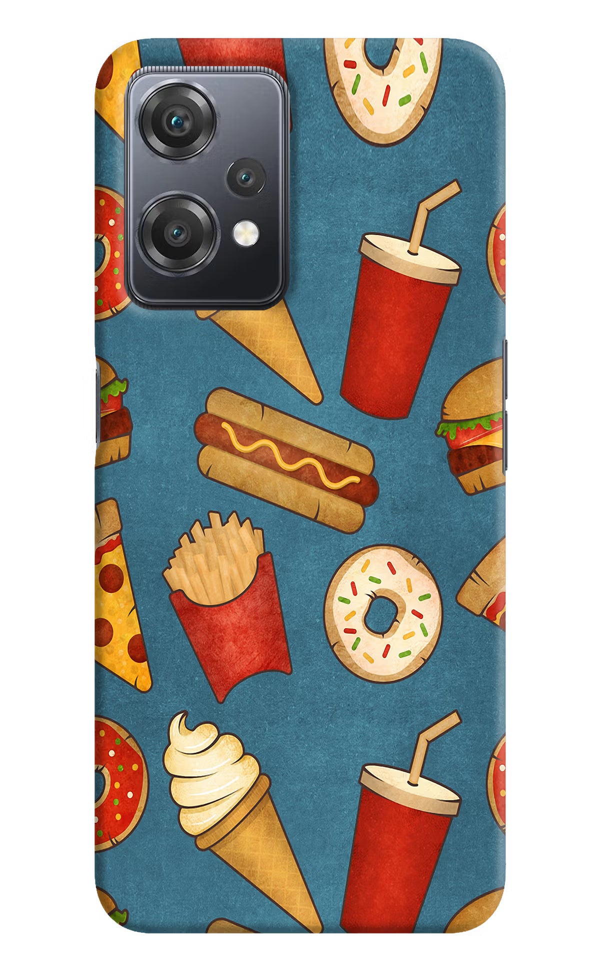 Foodie OnePlus Nord CE 2 Lite 5G Hard Case Back Cover by Casekaro