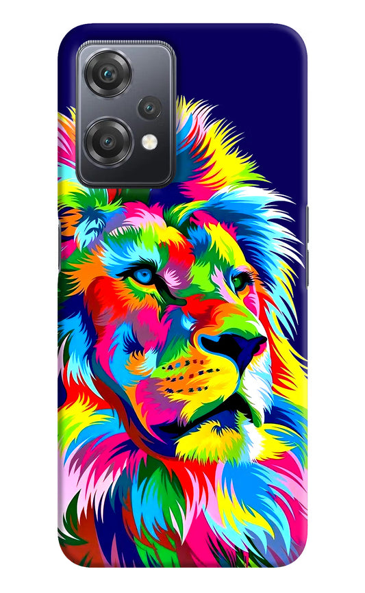 Vector Art Lion OnePlus Nord CE 2 Lite 5G Hard Case Back Cover by Casekaro