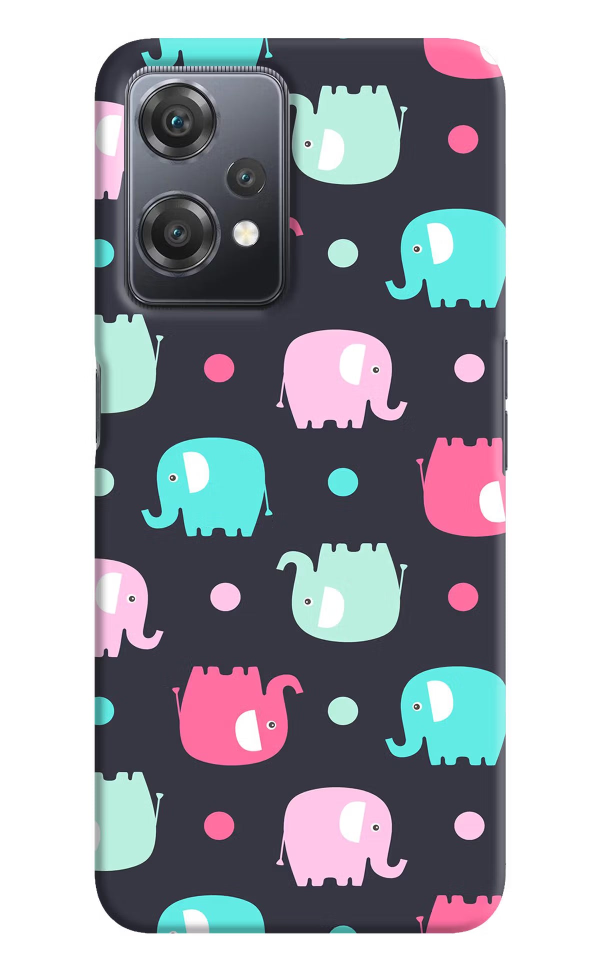 Elephants OnePlus Nord CE 2 Lite 5G Hard Case Back Cover by Casekaro