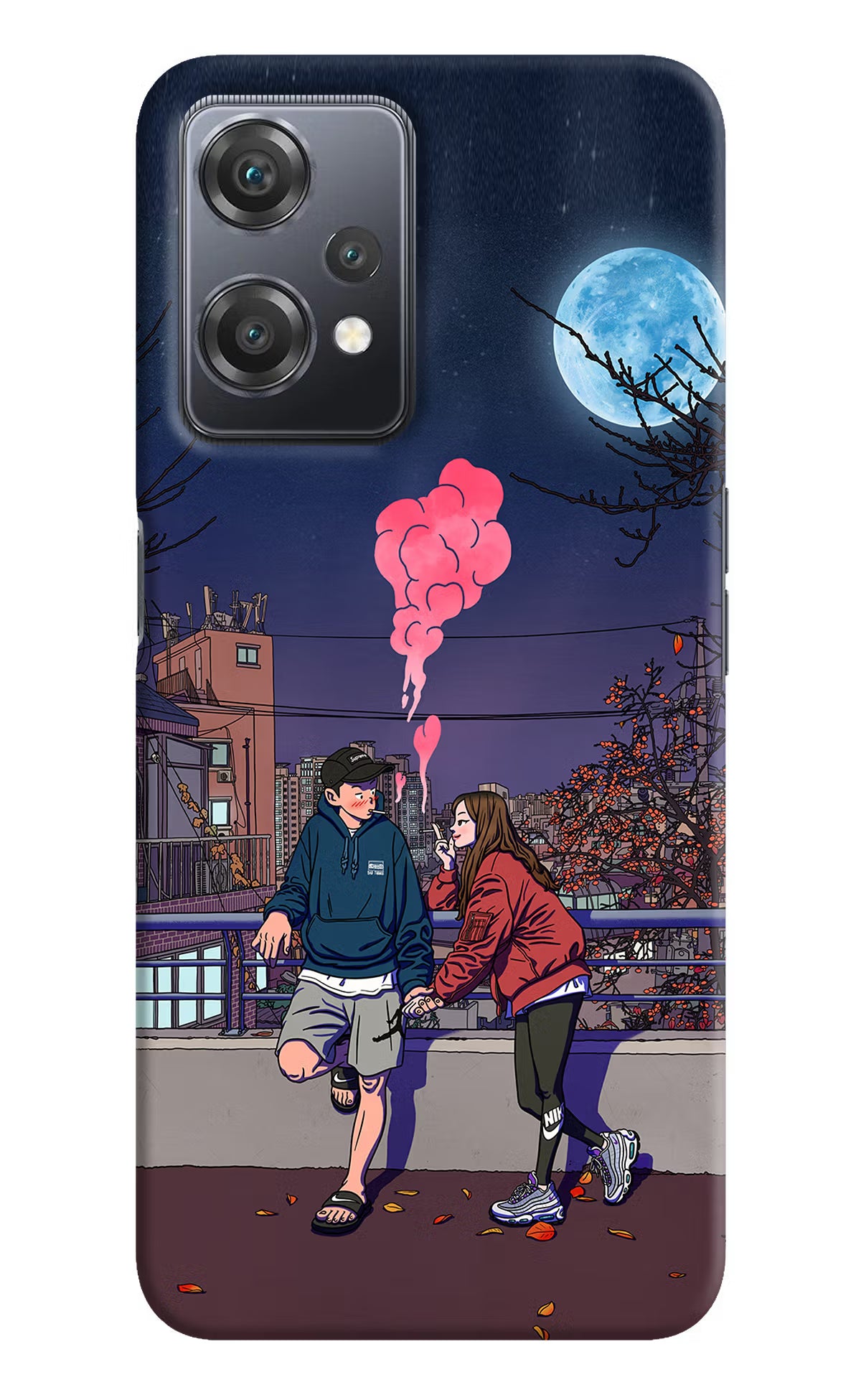 Chilling Couple OnePlus Nord CE 2 Lite 5G Hard Case Back Cover by Casekaro
