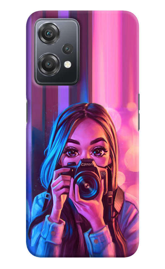 Girl Photographer OnePlus Nord CE 2 Lite 5G Hard Case Back Cover by Casekaro