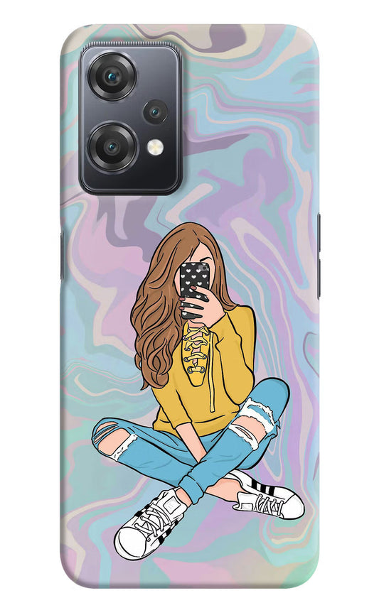Selfie Girl OnePlus Nord CE 2 Lite 5G Hard Case Back Cover by Casekaro