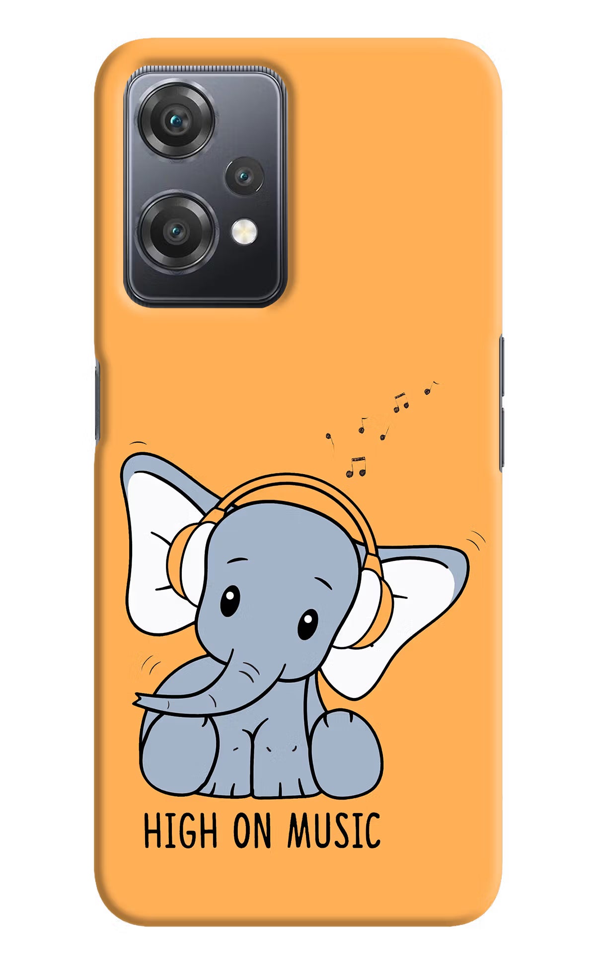 High On Music OnePlus Nord CE 2 Lite 5G Hard Case Back Cover by Casekaro