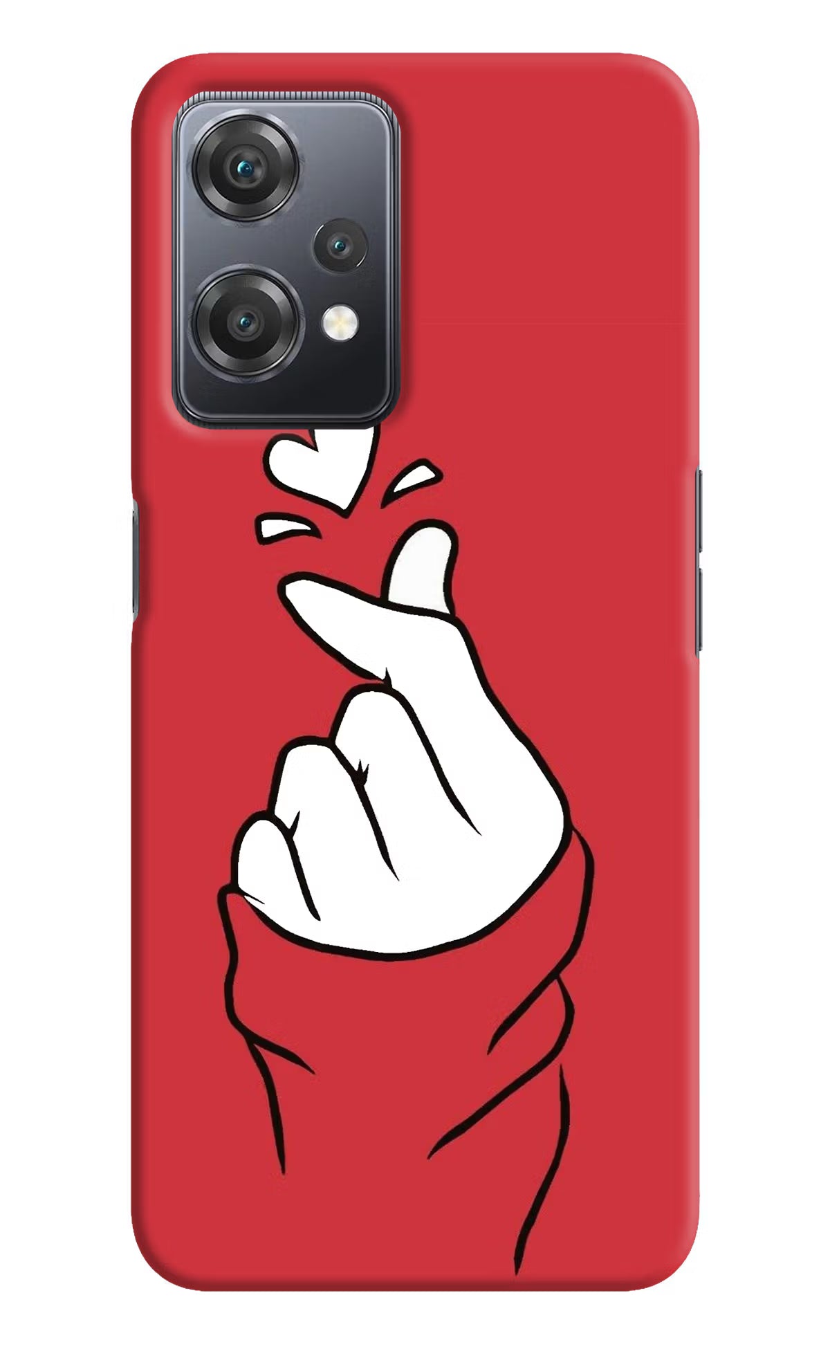 Korean Love Sign OnePlus Nord CE 2 Lite 5G Hard Case Back Cover by Casekaro