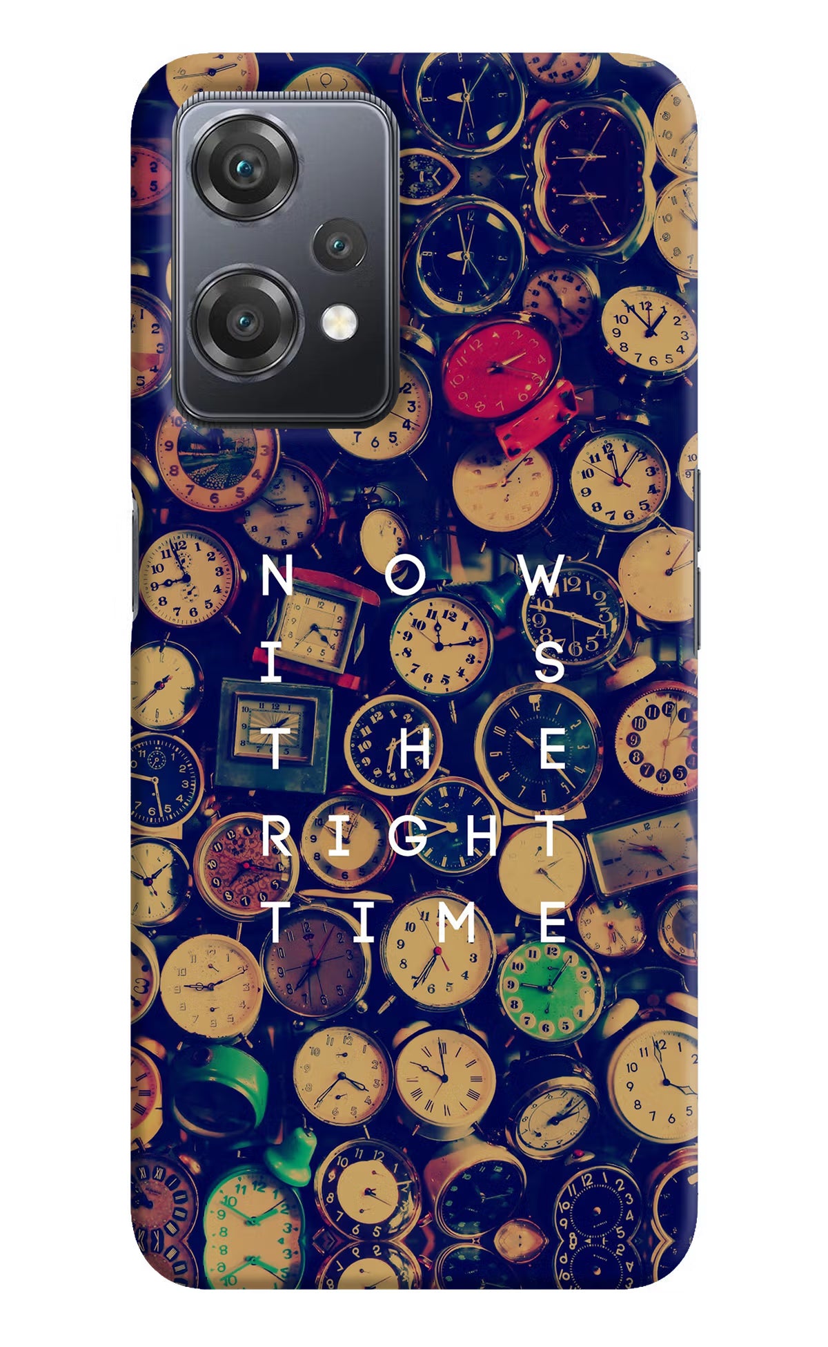 Now is the Right Time Quote OnePlus Nord CE 2 Lite 5G Hard Case Back Cover by Casekaro