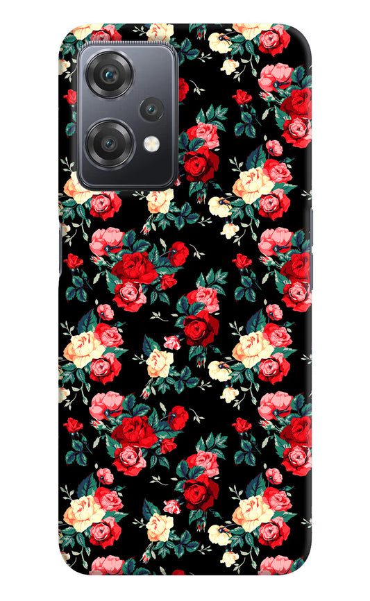 Rose Pattern OnePlus Nord CE 2 Lite 5G Hard Case Back Cover by Casekaro