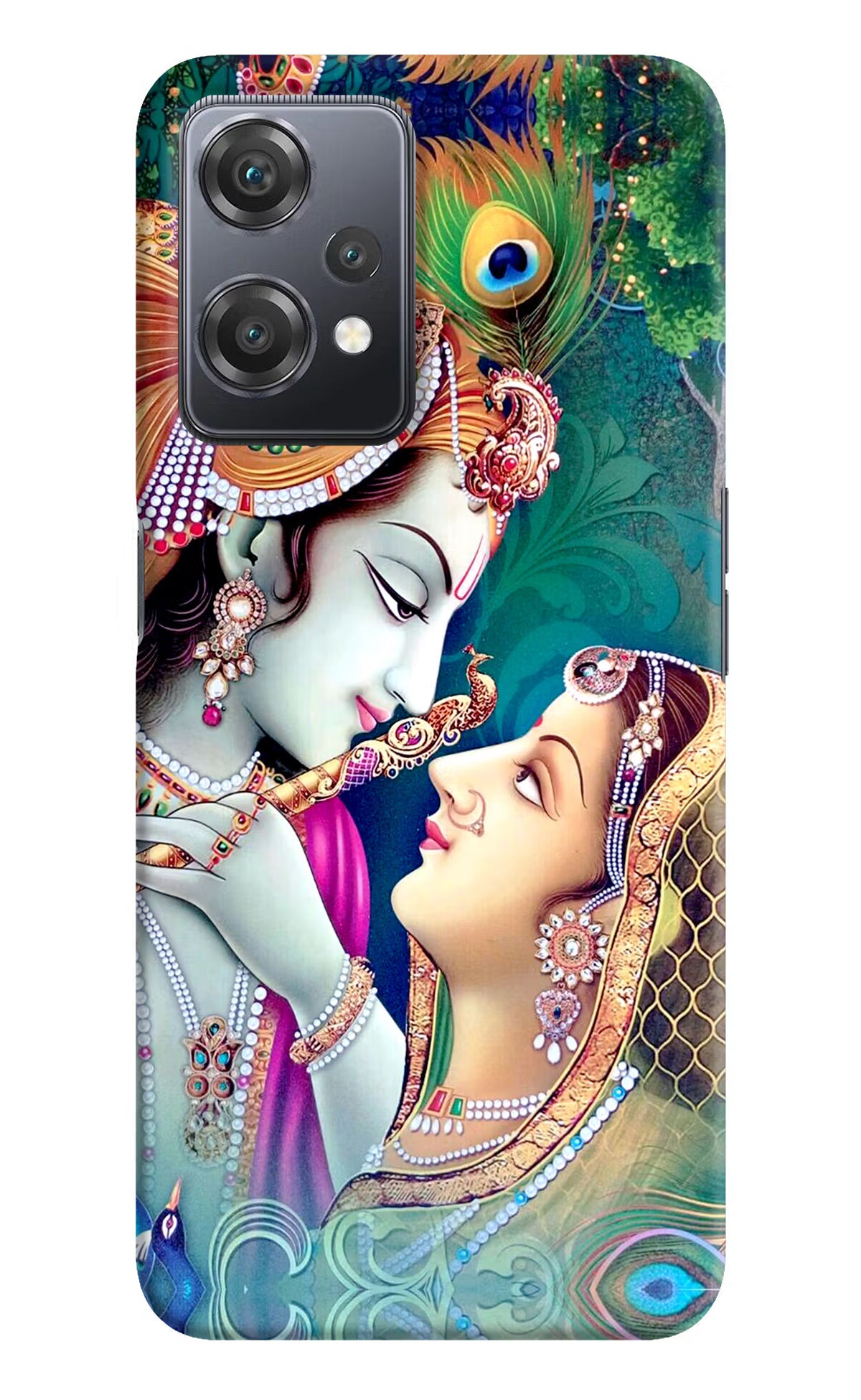 Lord Radha Krishna OnePlus Nord CE 2 Lite 5G Hard Case Back Cover by Casekaro