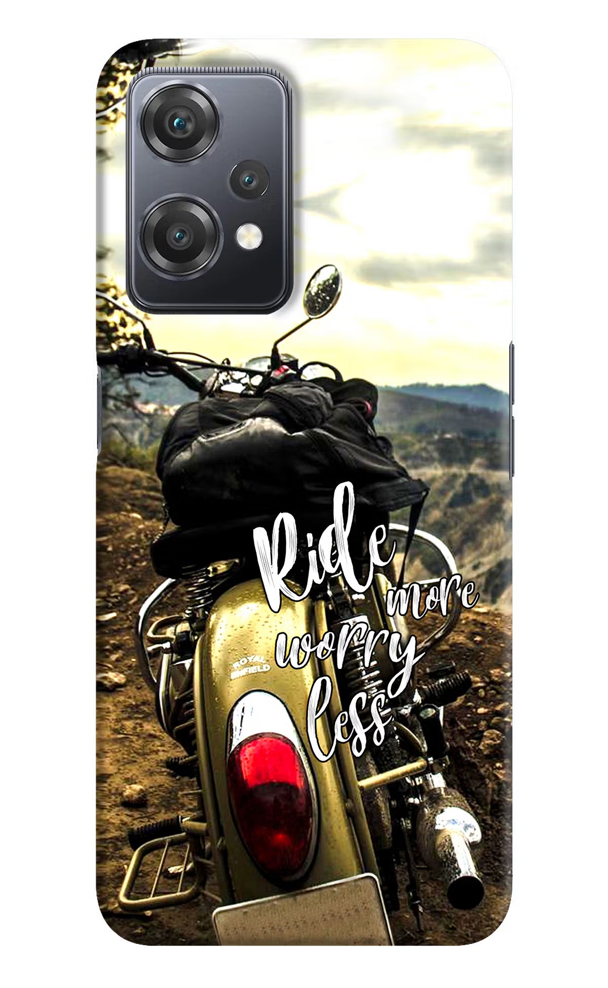 Ride More Worry Less OnePlus Nord CE 2 Lite 5G Hard Case Back Cover by Casekaro