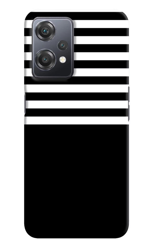 Black and White Print OnePlus Nord CE 2 Lite 5G Hard Case Back Cover by Casekaro