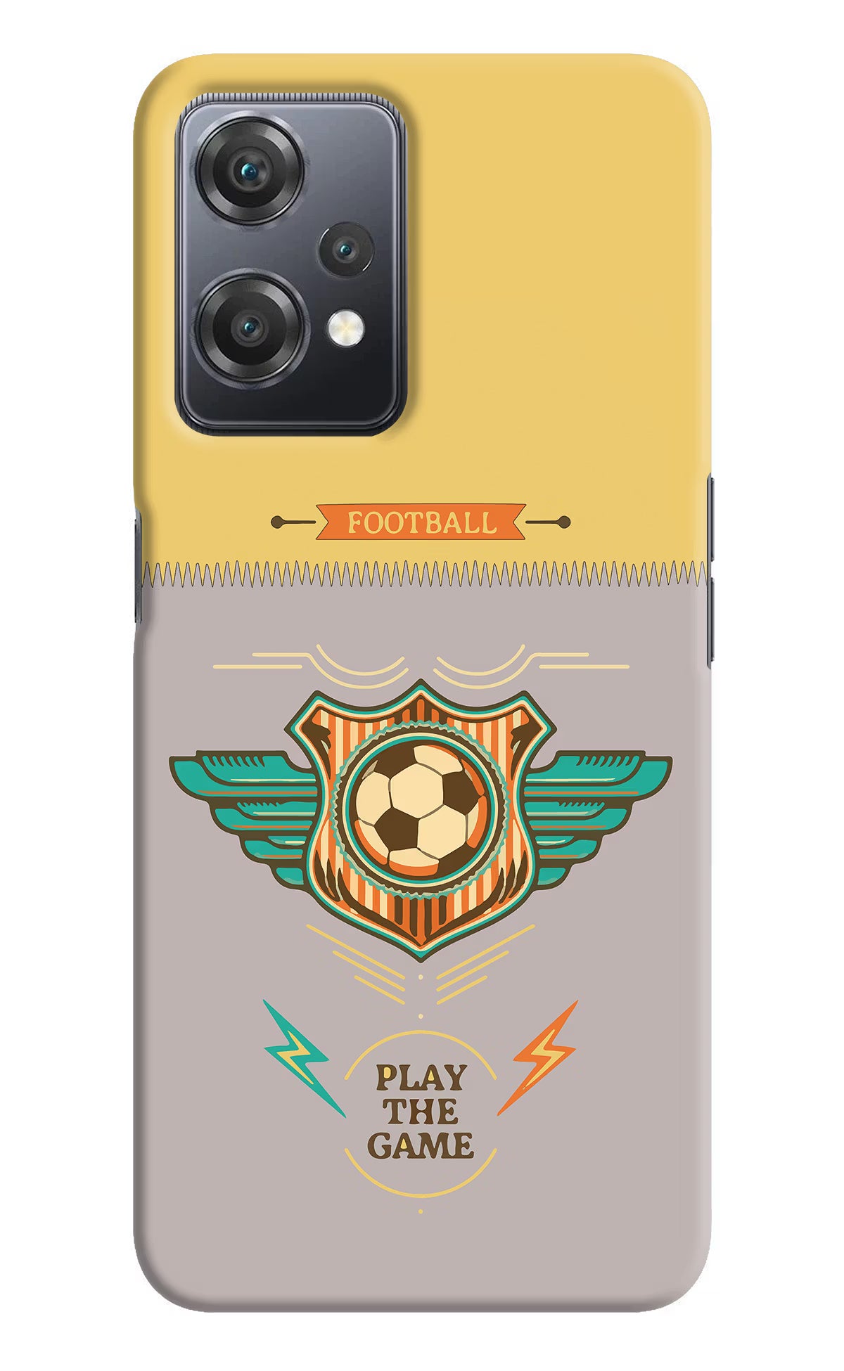 Football OnePlus Nord CE 2 Lite 5G Hard Case Back Cover by Casekaro