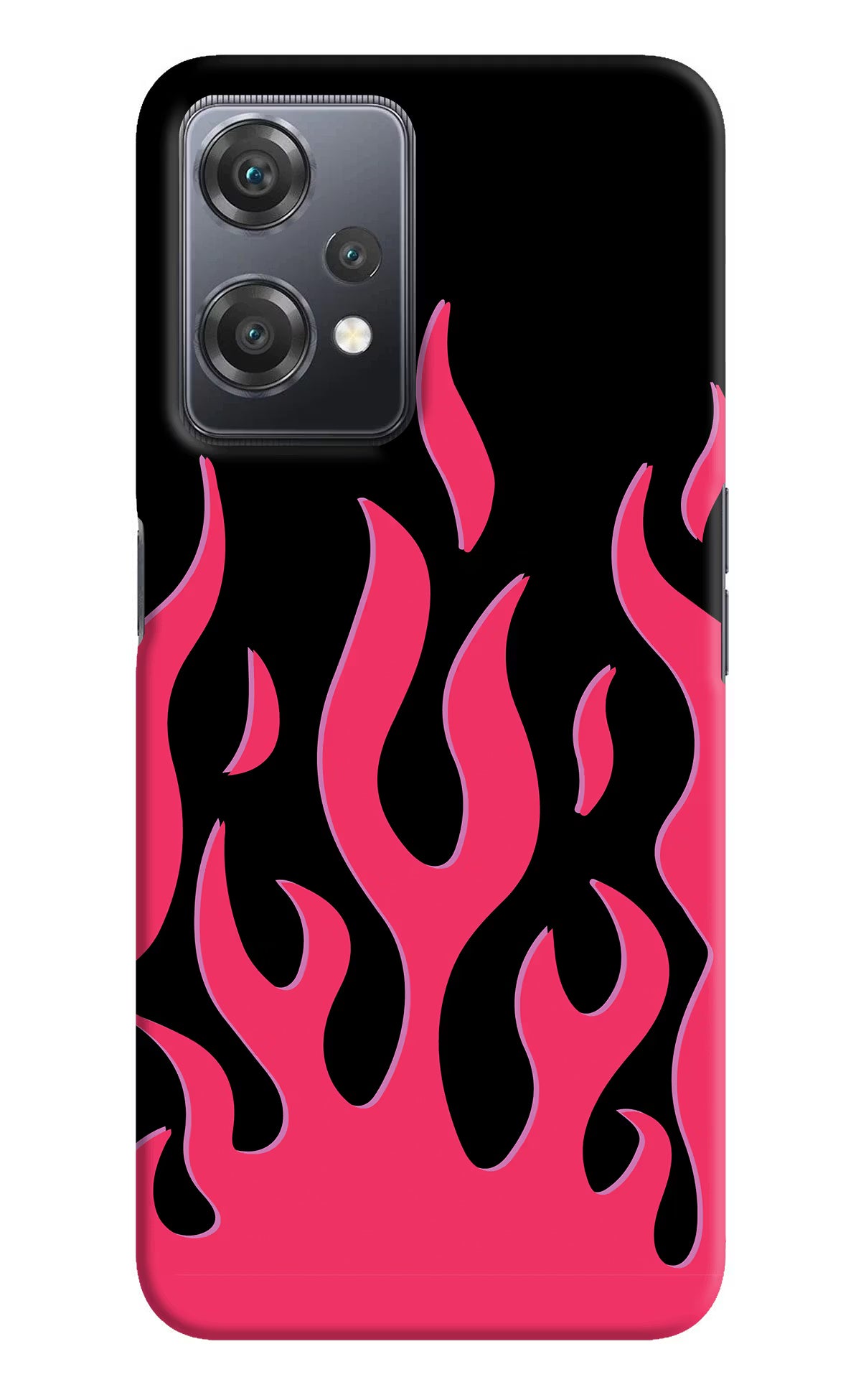 Fire Flames OnePlus Nord CE 2 Lite 5G Hard Case Back Cover by Casekaro