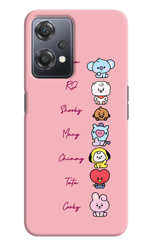 BTS names OnePlus Nord CE 2 Lite 5G Hard Case Back Cover by Casekaro