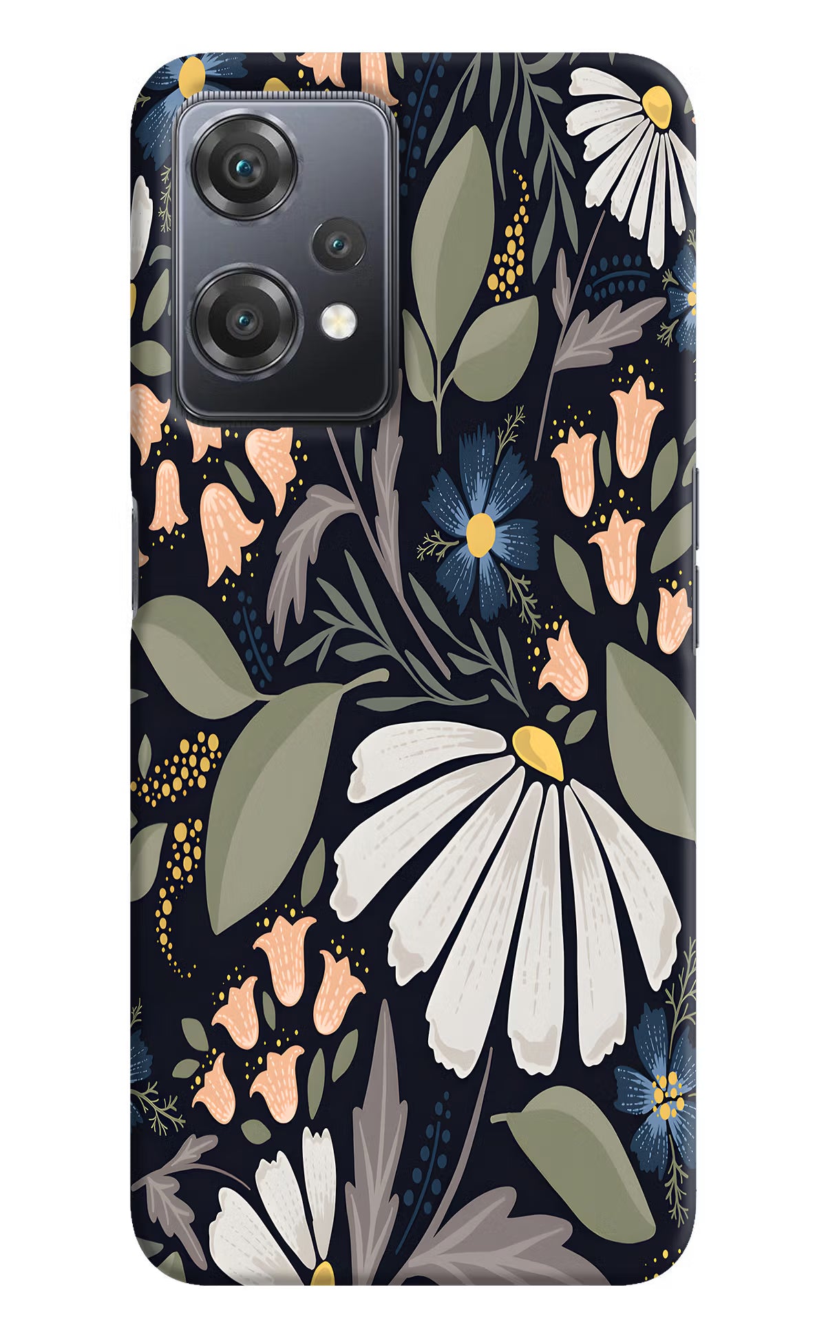 Flowers Art OnePlus Nord CE 2 Lite 5G Hard Case Back Cover by Casekaro