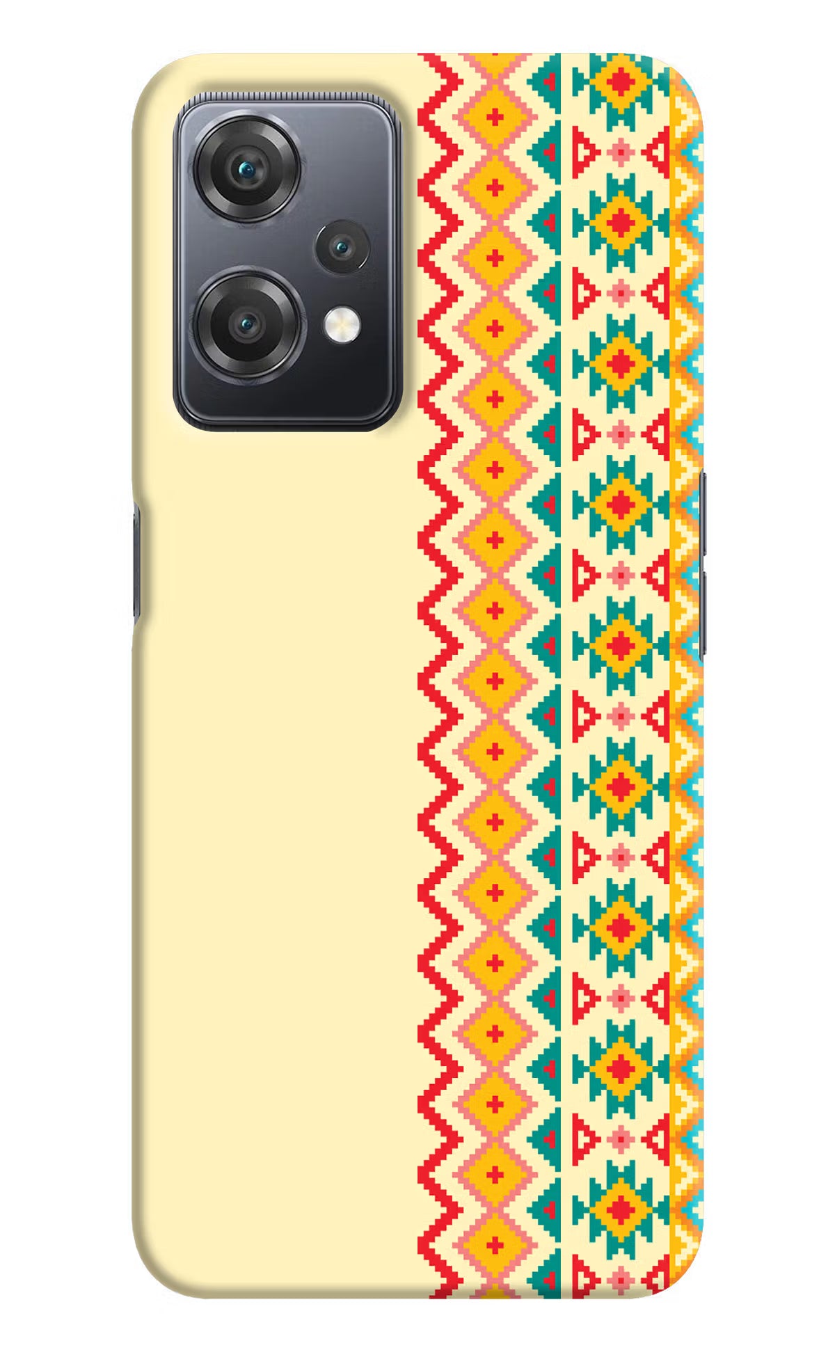 Ethnic Seamless OnePlus Nord CE 2 Lite 5G Hard Case Back Cover by Casekaro