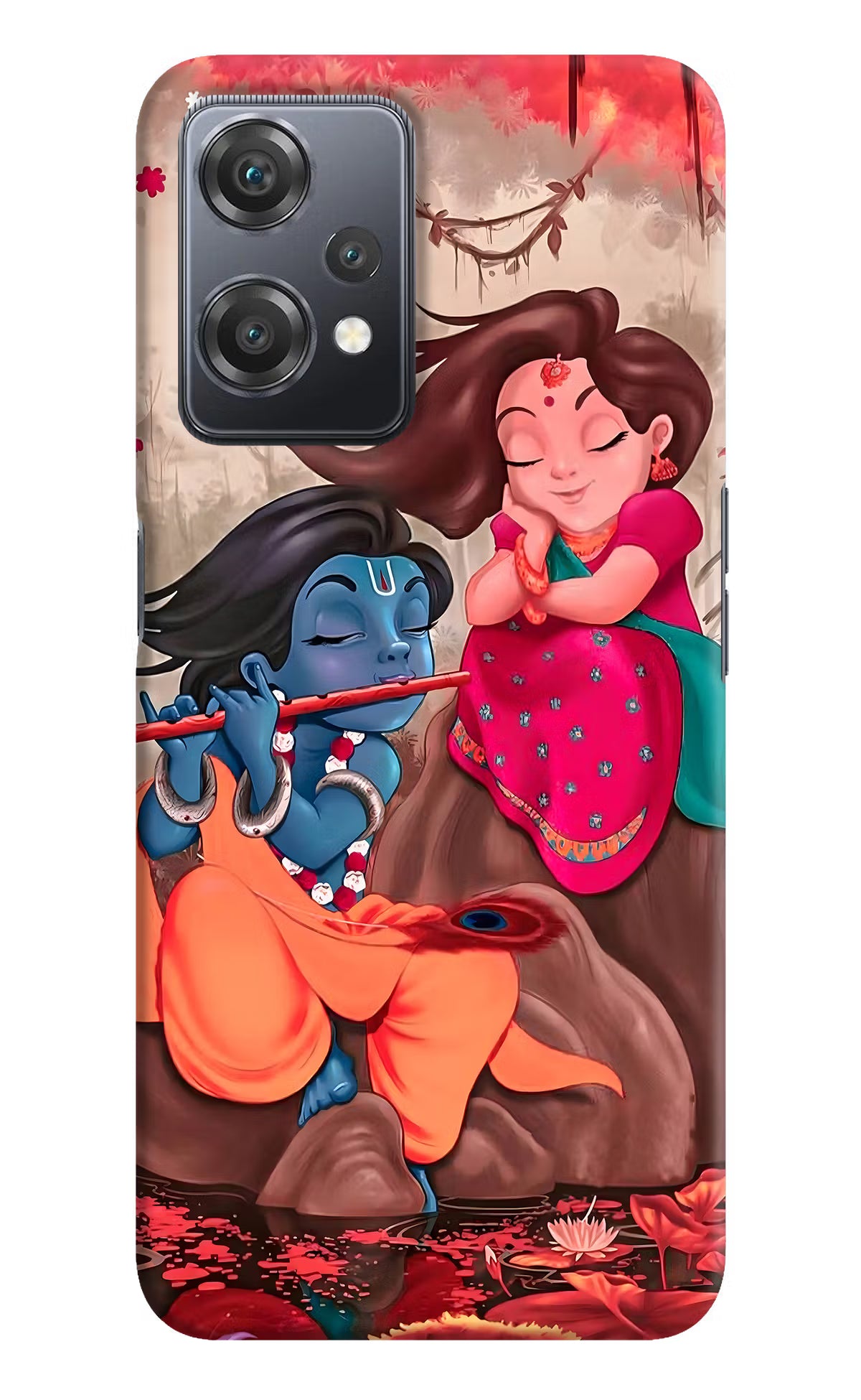 Radhe Krishna OnePlus Nord CE 2 Lite 5G Hard Case Back Cover by Casekaro