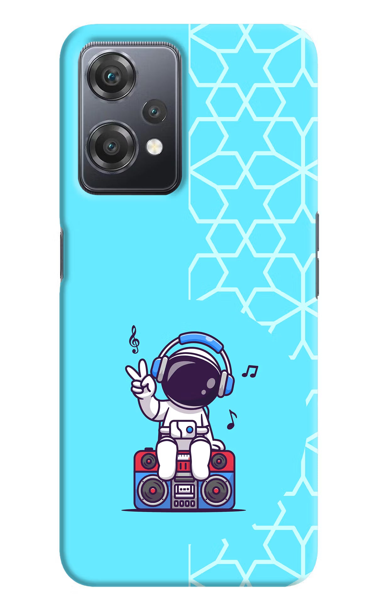 Cute Astronaut Chilling OnePlus Nord CE 2 Lite 5G Hard Case Back Cover by Casekaro