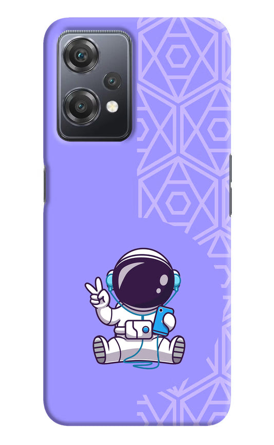 Cute Astronaut Chilling OnePlus Nord CE 2 Lite 5G Hard Case Back Cover by Casekaro