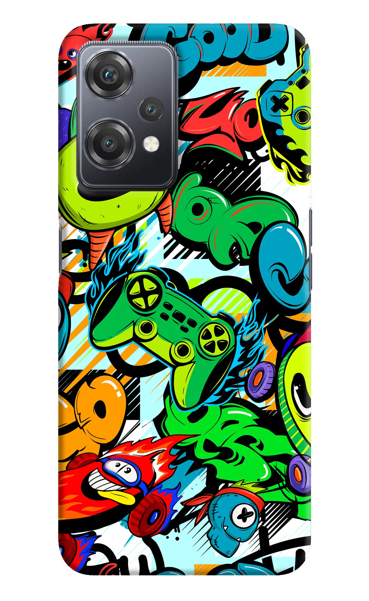 Game Doodle OnePlus Nord CE 2 Lite 5G Hard Case Back Cover by Casekaro