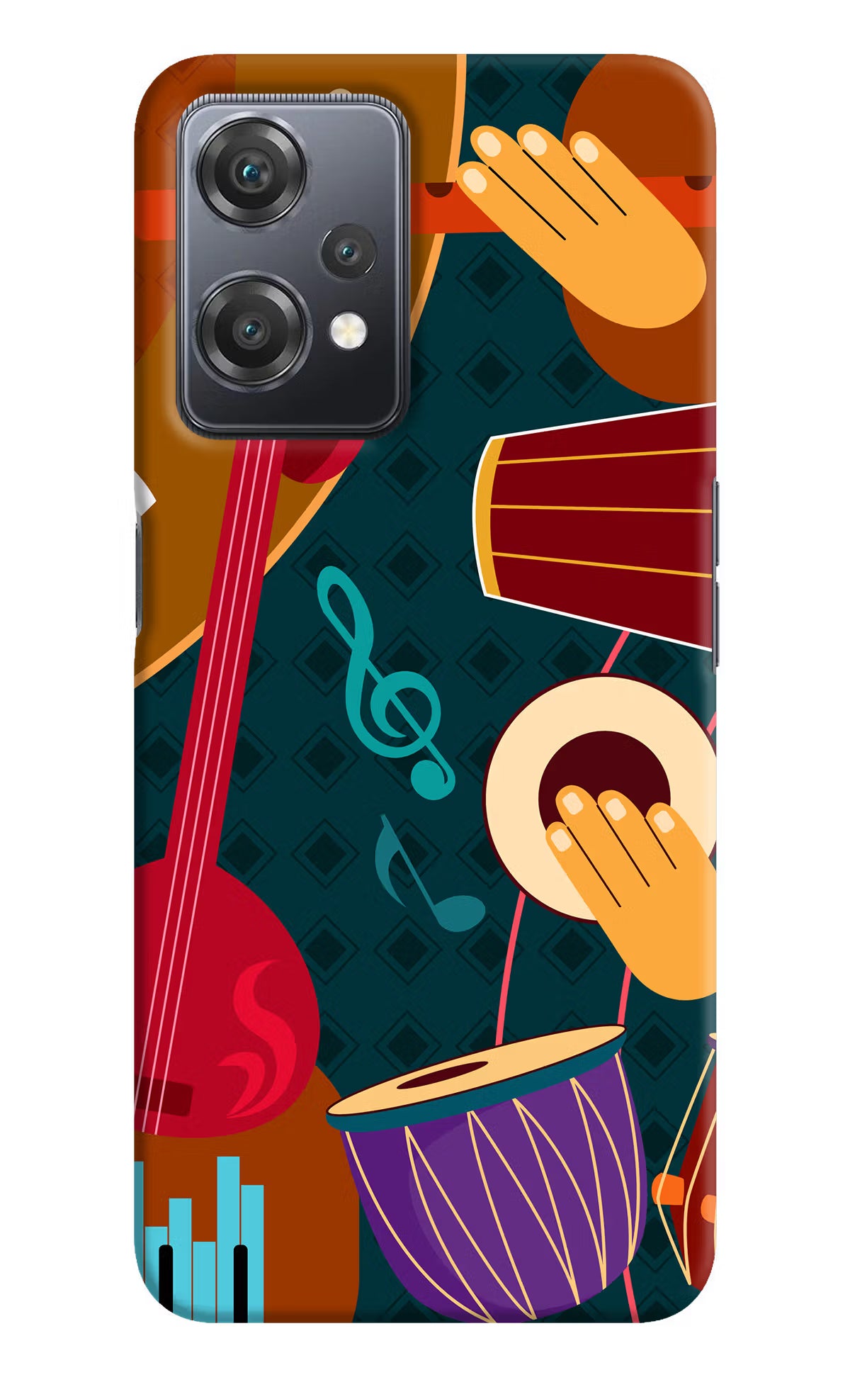 Music Instrument OnePlus Nord CE 2 Lite 5G Hard Case Back Cover by Casekaro