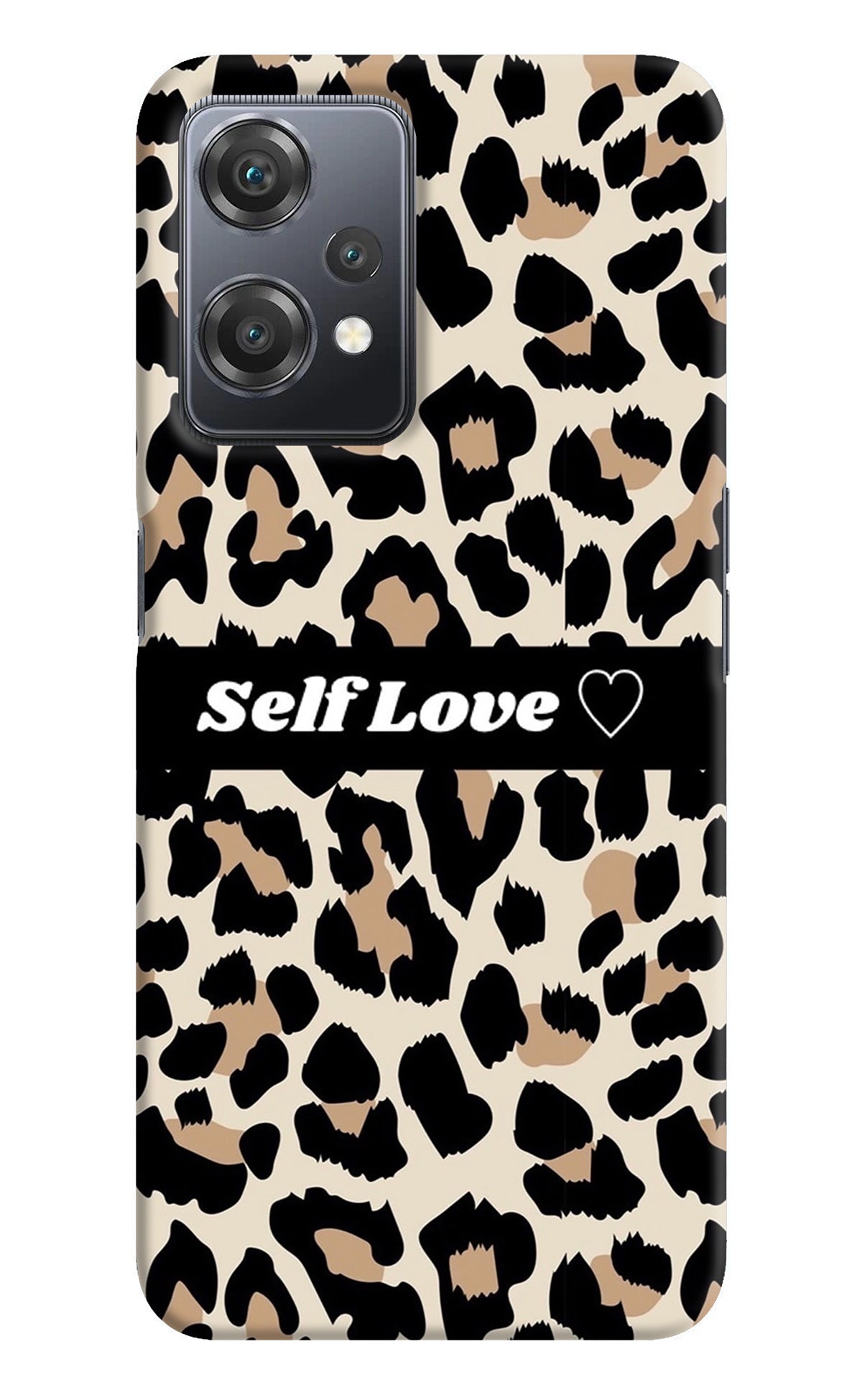 Leopard Print Self Love OnePlus Nord CE 2 Lite 5G Back Cover