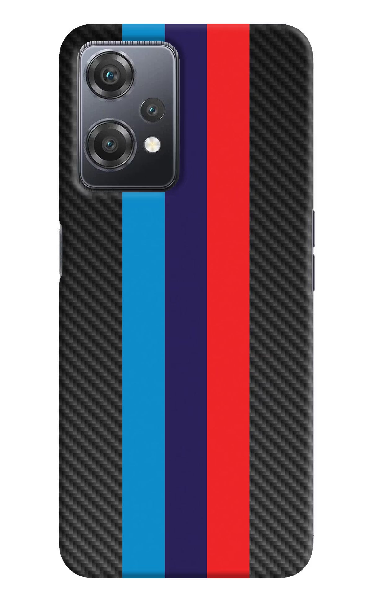 BMW Stripes Pattern OnePlus Nord CE 2 Lite 5G Hard Case Back Cover by Casekaro
