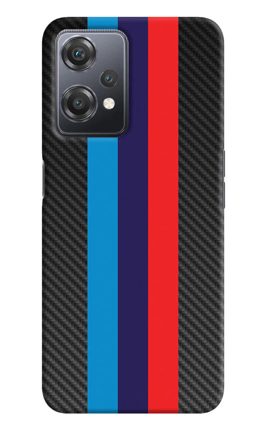 BMW Stripes Pattern OnePlus Nord CE 2 Lite 5G Hard Case Back Cover by Casekaro