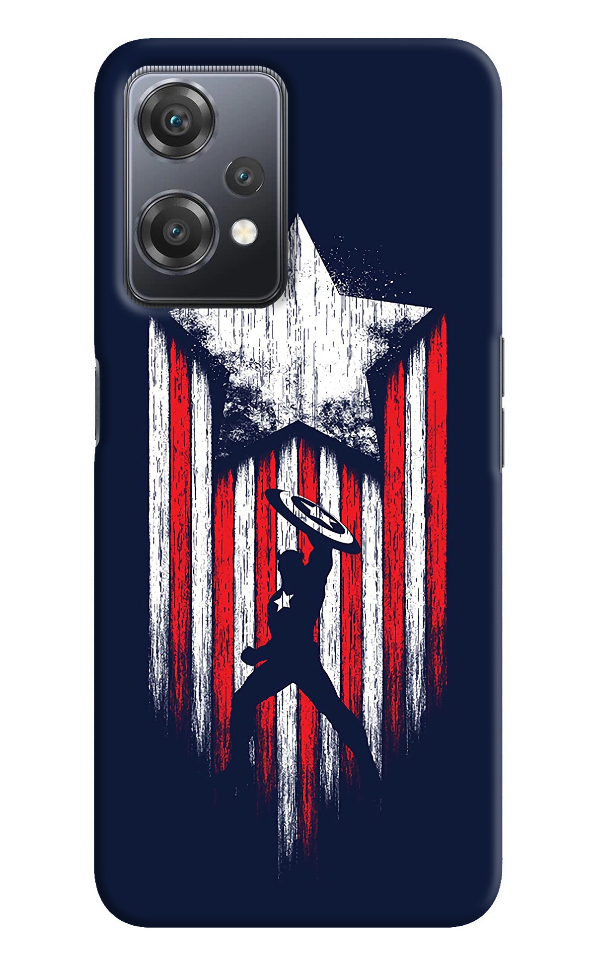 Captain America Marvel Art OnePlus Nord CE 2 Lite 5G Back Cover