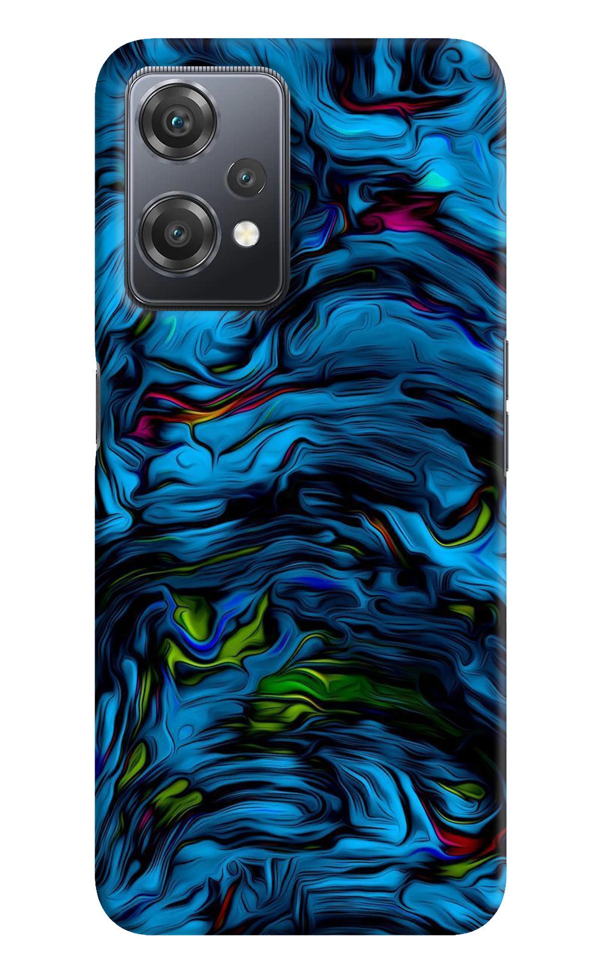 Dark Blue Abstract OnePlus Nord CE 2 Lite 5G Back Cover