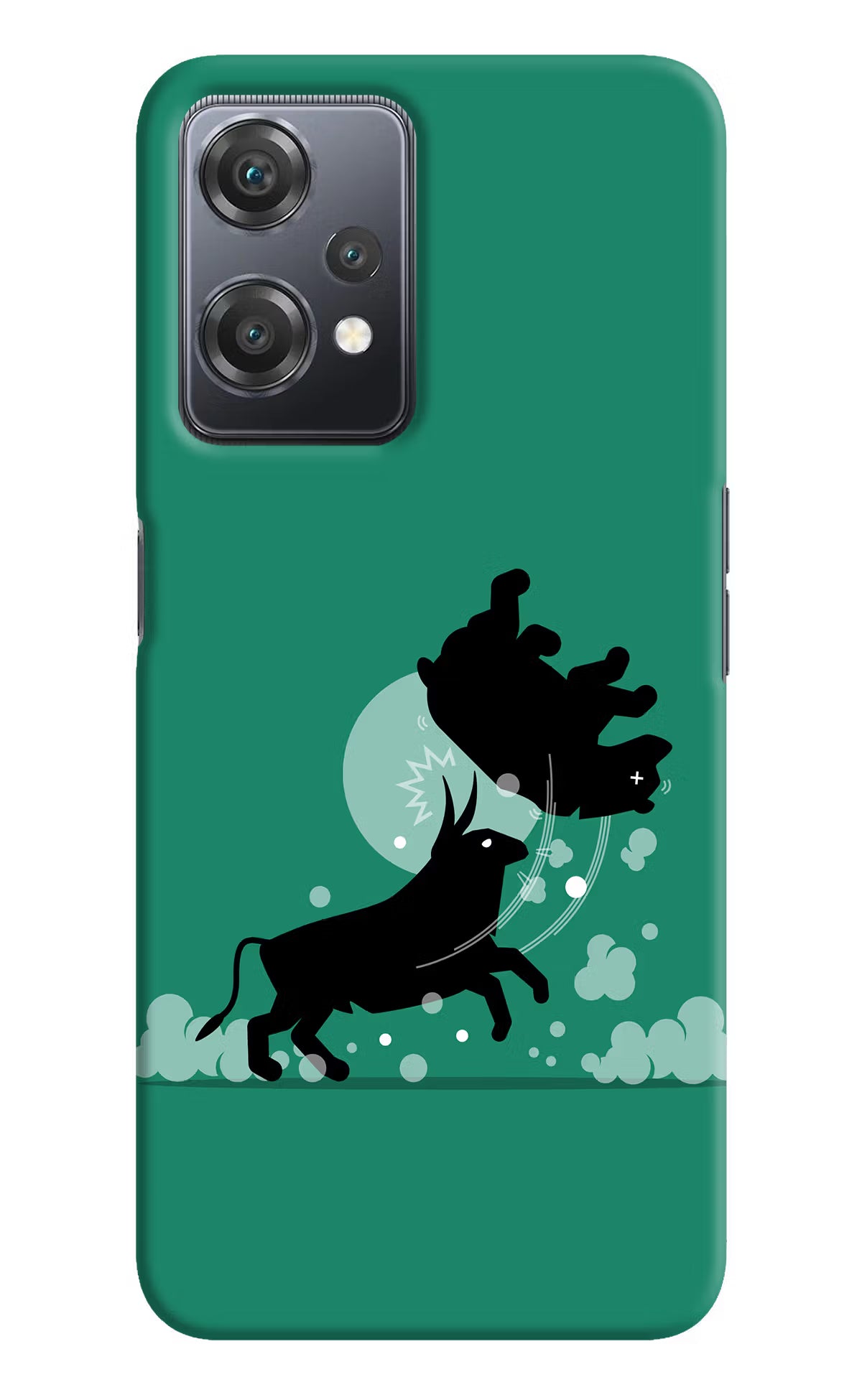 Bull Conqueror OnePlus Nord CE 2 Lite 5G Hard Case Back Cover by Casekaro