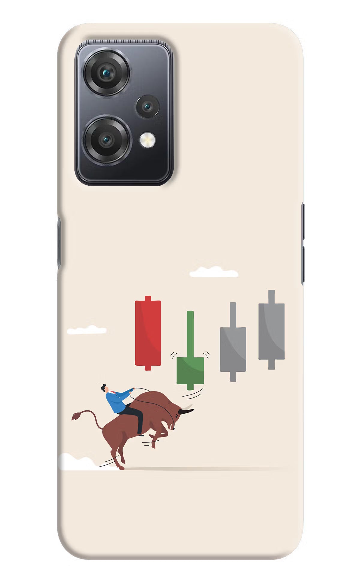 Bull Trading Momentum OnePlus Nord CE 2 Lite 5G Hard Case Back Cover by Casekaro