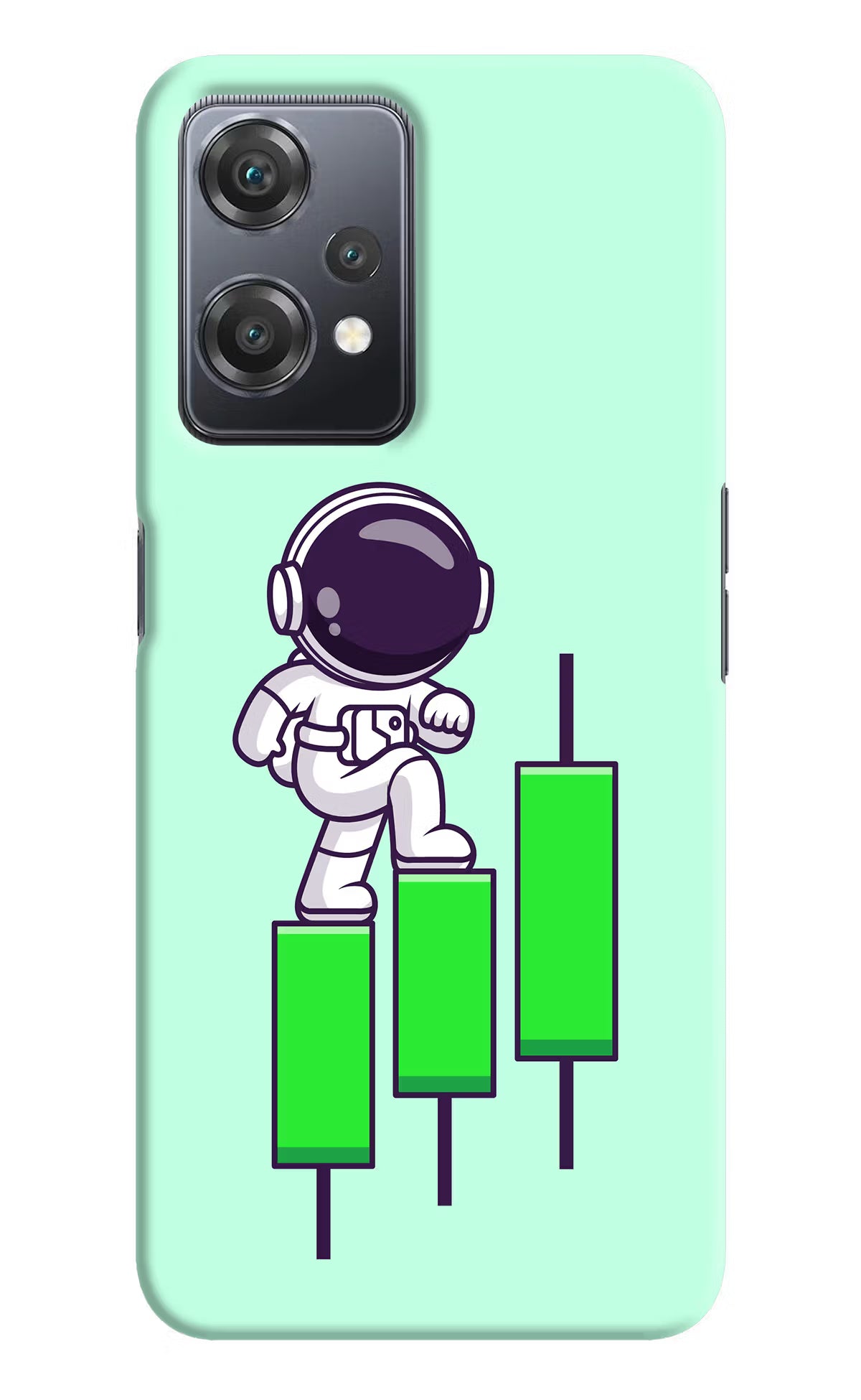 Astronaut Trader OnePlus Nord CE 2 Lite 5G Hard Case Back Cover by Casekaro