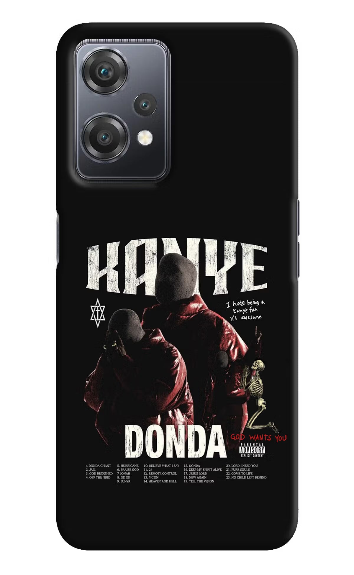 Donda Kanye West OnePlus Nord CE 2 Lite 5G Hard Case Back Cover by Casekaro