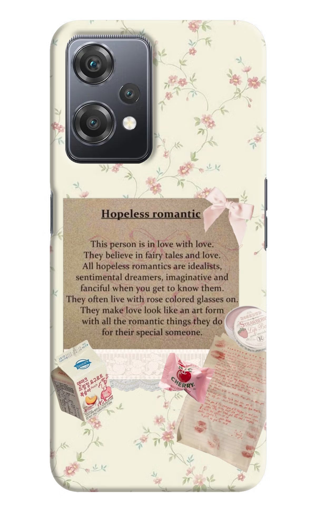 Hopeless Romantic OnePlus Nord CE 2 Lite 5G Hard Case Back Cover by Casekaro