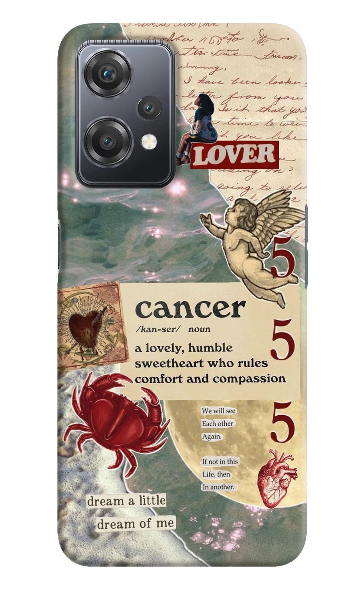 Cancer Zodiac OnePlus Nord CE 2 Lite 5G Hard Case Back Cover by Casekaro
