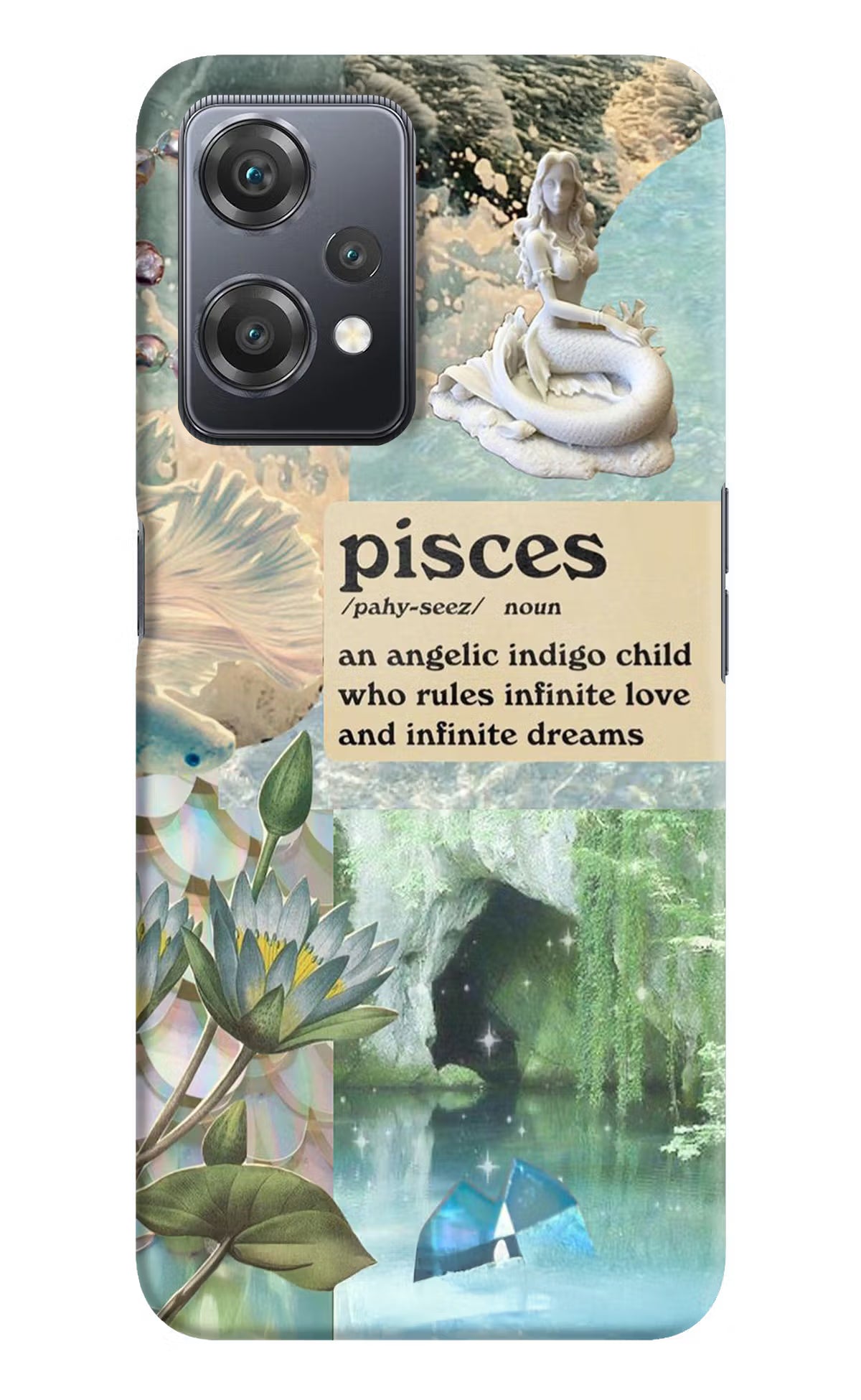 Pisces Zodiac OnePlus Nord CE 2 Lite 5G Hard Case Back Cover by Casekaro