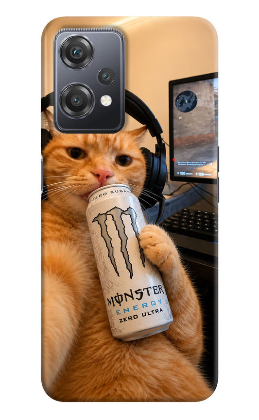 Gamer Cat Energy OnePlus Nord CE 2 Lite 5G Hard Case Back Cover by Casekaro