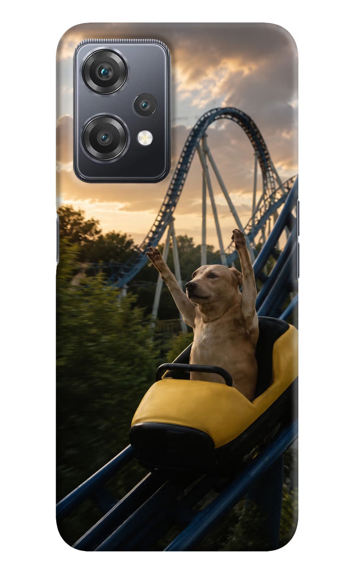 Rollercoaster Dog OnePlus Nord CE 2 Lite 5G Back Cover