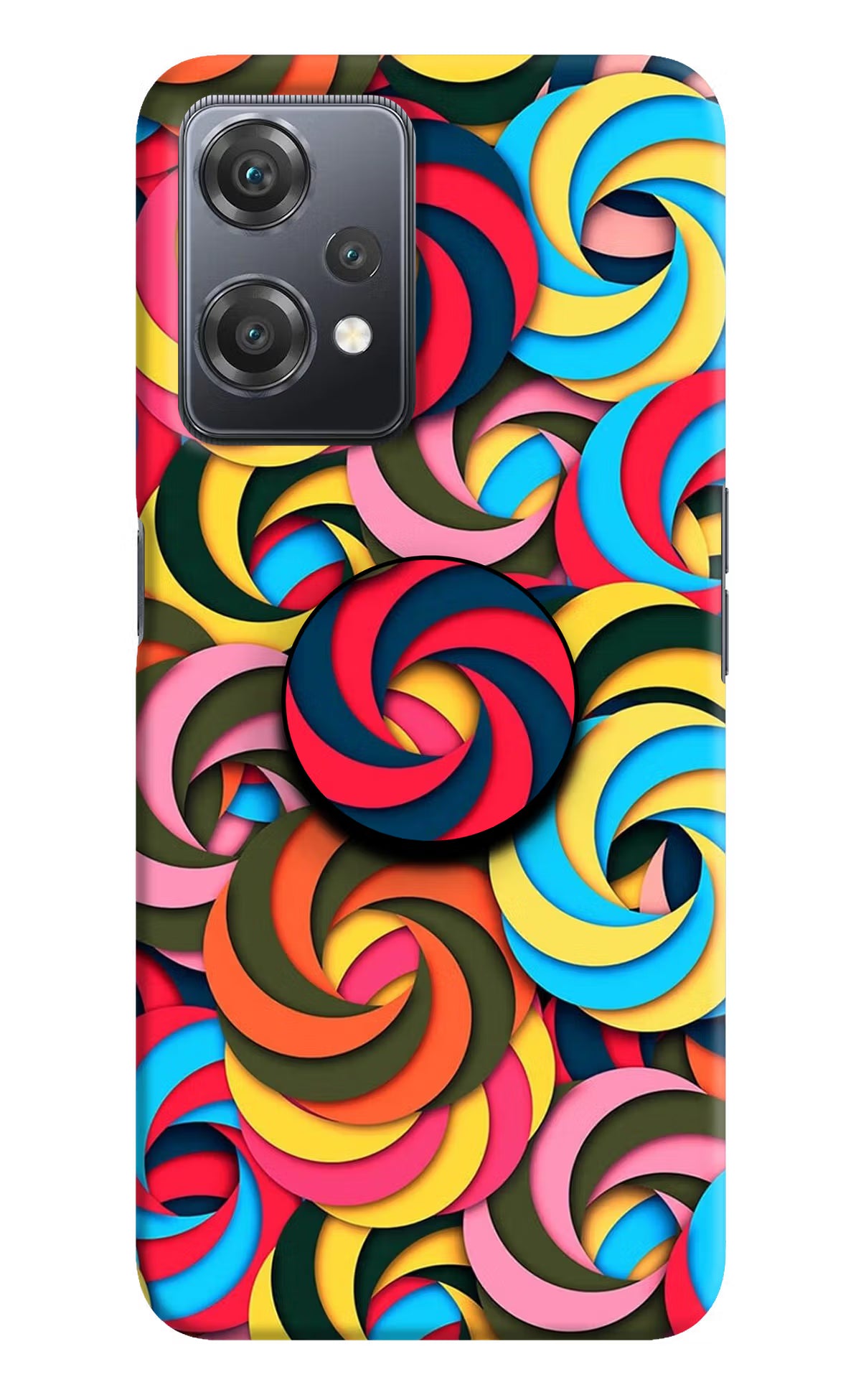 Spiral Pattern OnePlus Nord CE 2 Lite 5G Pop Case by Casekaro